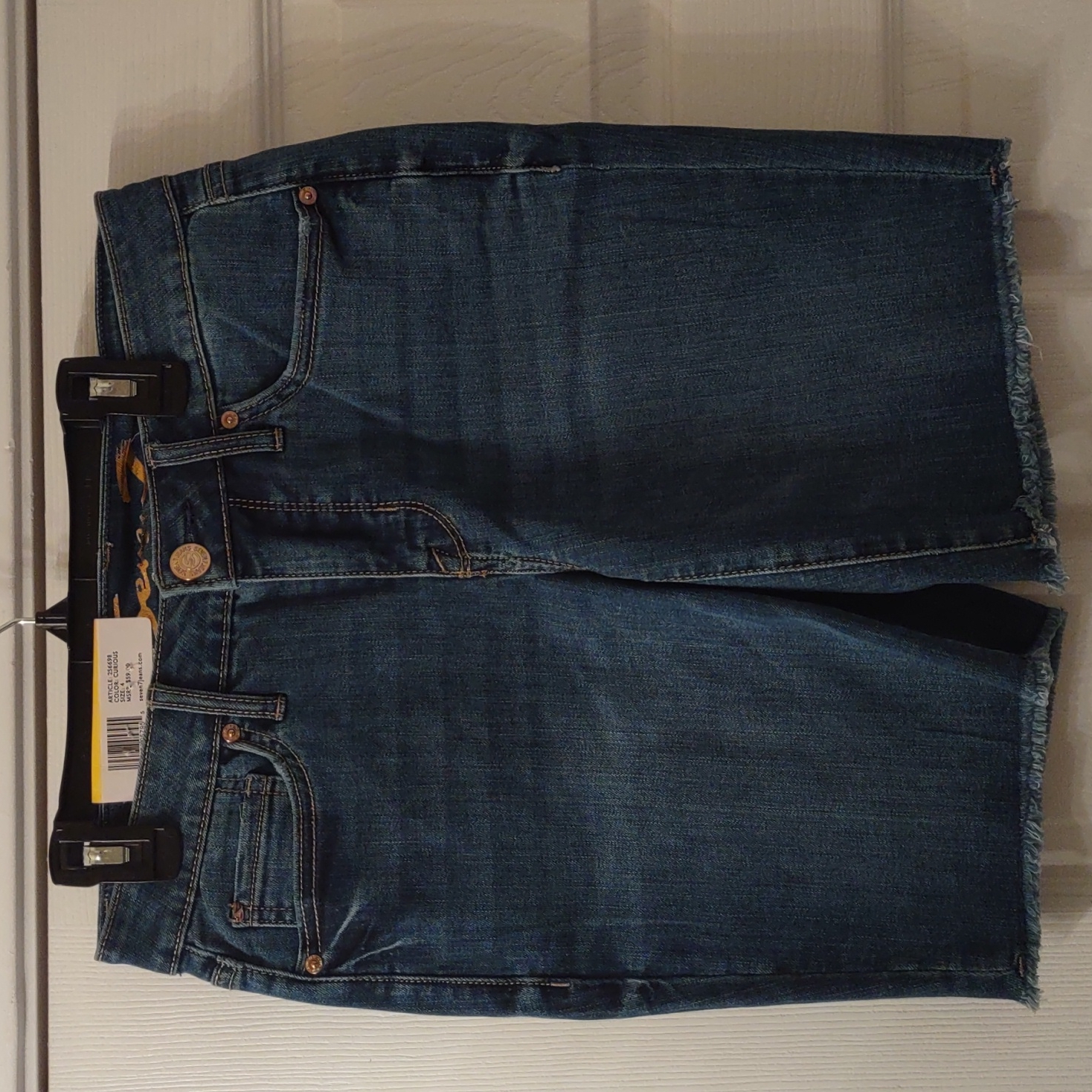 Seven7 Bermuda Denim Shorts 9 Inseam
